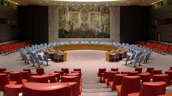 Sitzungssaal des UN-Sicherheitsrats in New York. Foto: Neptuul, CC BY-SA 3.0.