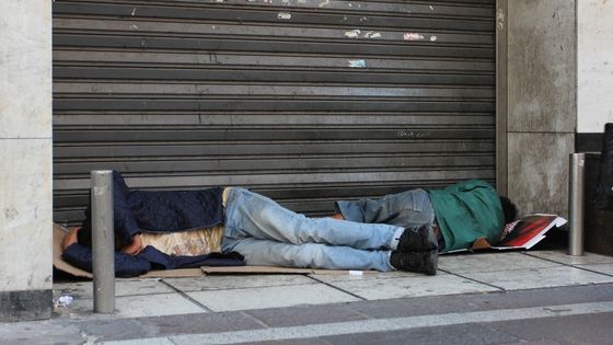 Obdachlose in Buenos Aires (Foto: Matzel/Adveniat)