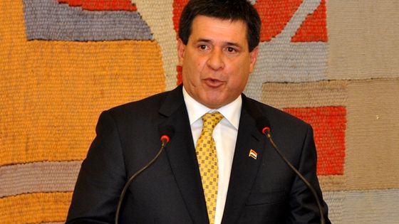 Horacio Cartes ist seit drei Jahren Präsident vn Paraguay - die Bevölkerung ist mit seiner Führung allerings unglücklich. Foto: Ministério das Relações Exteriores, CC BY-ND 2.0.