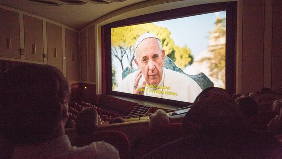 Bei der Filmpremiere des Films "Papst Franziskus" (Symbolfoto: Kronauge/Adveniat)