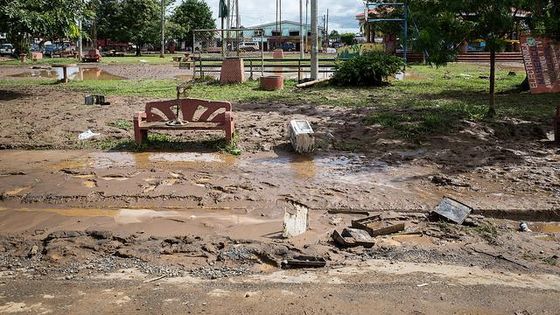 Nachdem der Hurrikan wieder abgezogen ist, zeigt sich in Upala, Costa Rica, ein Bild der Verwüstung. Foto: Guillermo A. Durán, CC BY-NC-ND 2.0