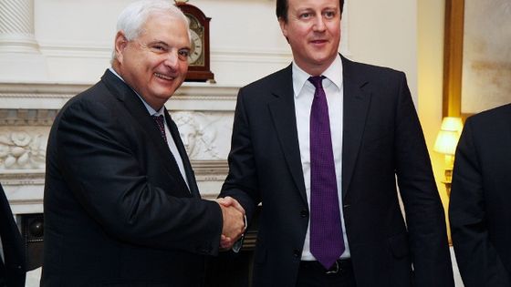 Ricardo Martinelli (l.) war von 2009 bis 2014 Präsident von Panama und traf 2011 den britischer Premierminister David Cameron. Foto: Number 10, CC BY-NC-ND 2.0