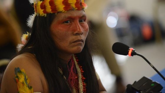 Die indigene Umweltaktivistin Alicia Cahuiy setzt sich intensiv für die Erhaltung von Naturschutzgebieten in Ecuador ein. Doch nicht alle sind von ihrem Engagement begeistert. Foto: CIDH, CC BY 2.0