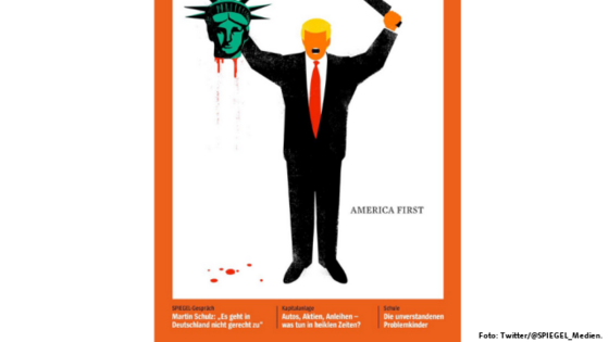 Das Cover von "Der Spiegel" hat der kubanische Künstler Edel Rodríguez gestaltet, der in den USA lebt. Foto: Twitter/Edel Rodríguez/@SPIEGEL_Medien.