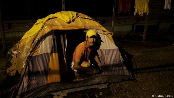 Venezolanischer Flüchtling in Brasilien (Archivfoto: Reuters/N.Doce) 