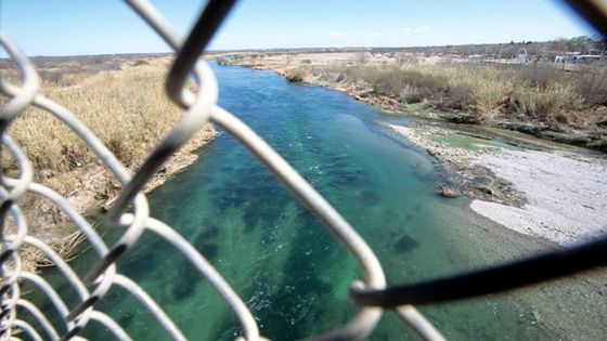 Der Rio Bravo, Grenzfluss zwischen Mexiko und Texas, USA. Foto: Adveniat/Pohl. 