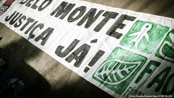 Bereits seit mehreren Jahren demonstrieren Kritiker gegen den Bau des Belo-Monte Staudamms. Foto: Circuito Fora do Eixo, CC BY-SA 2.0.