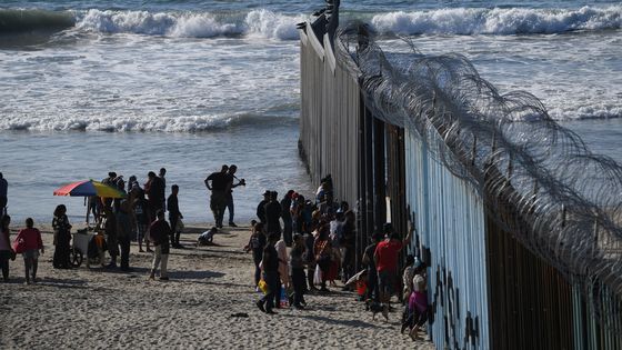 Die Grenze zwischen Mexiko und den USA in Tijuana. (Foto: Tobias Käufer)
