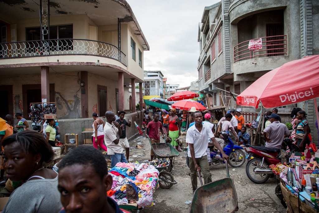 Haiti, Menschen, Protest