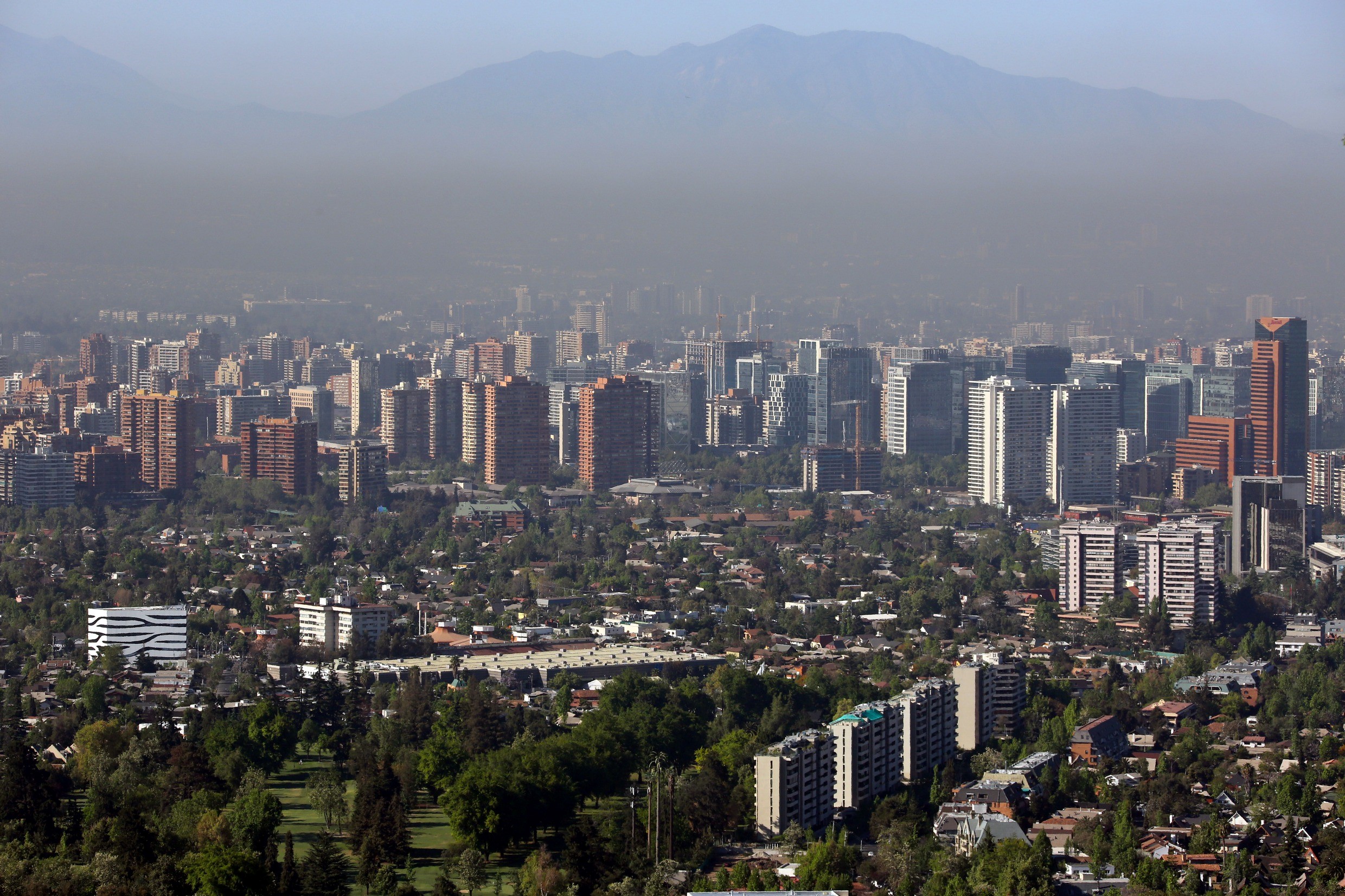 Skyline Santiago de Chile Adveniat Lateinamerika