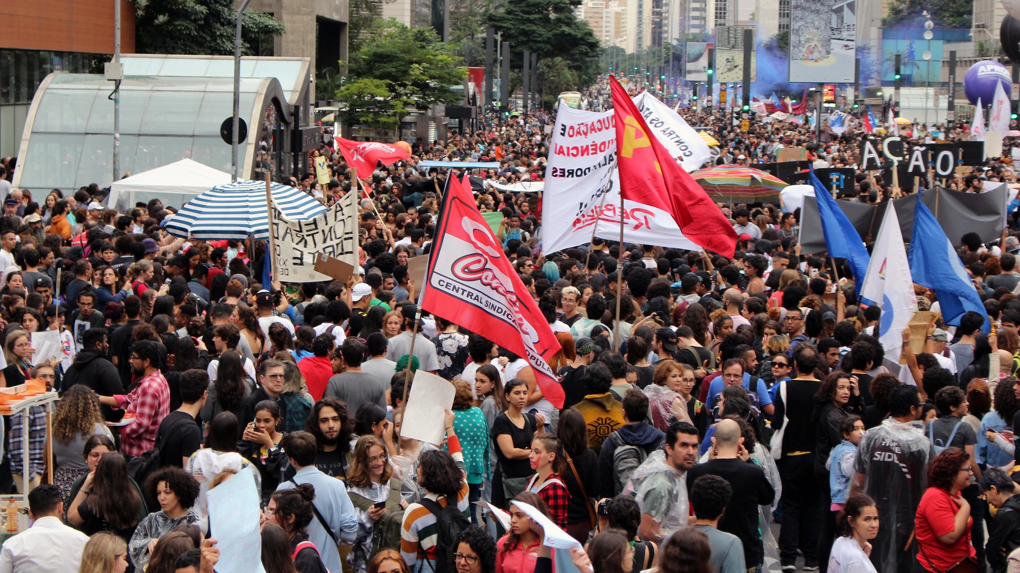 Brasilien Lateinamerika Demonstration