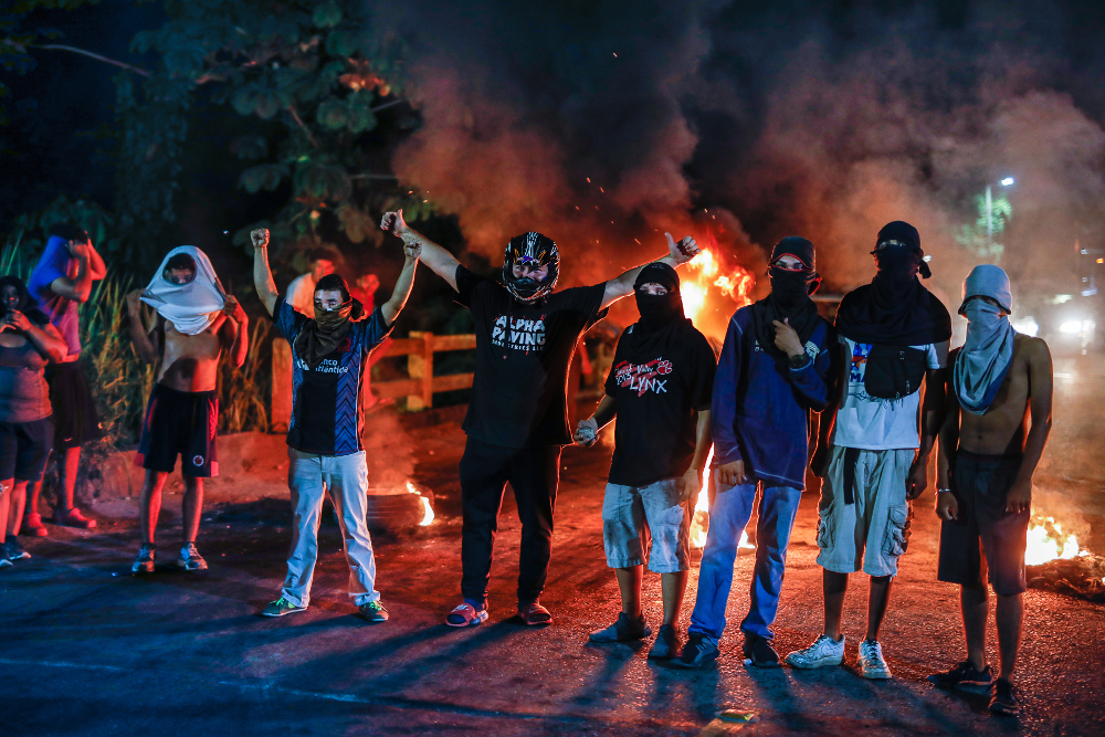 Honduras, Proteste, Straßenblockaden