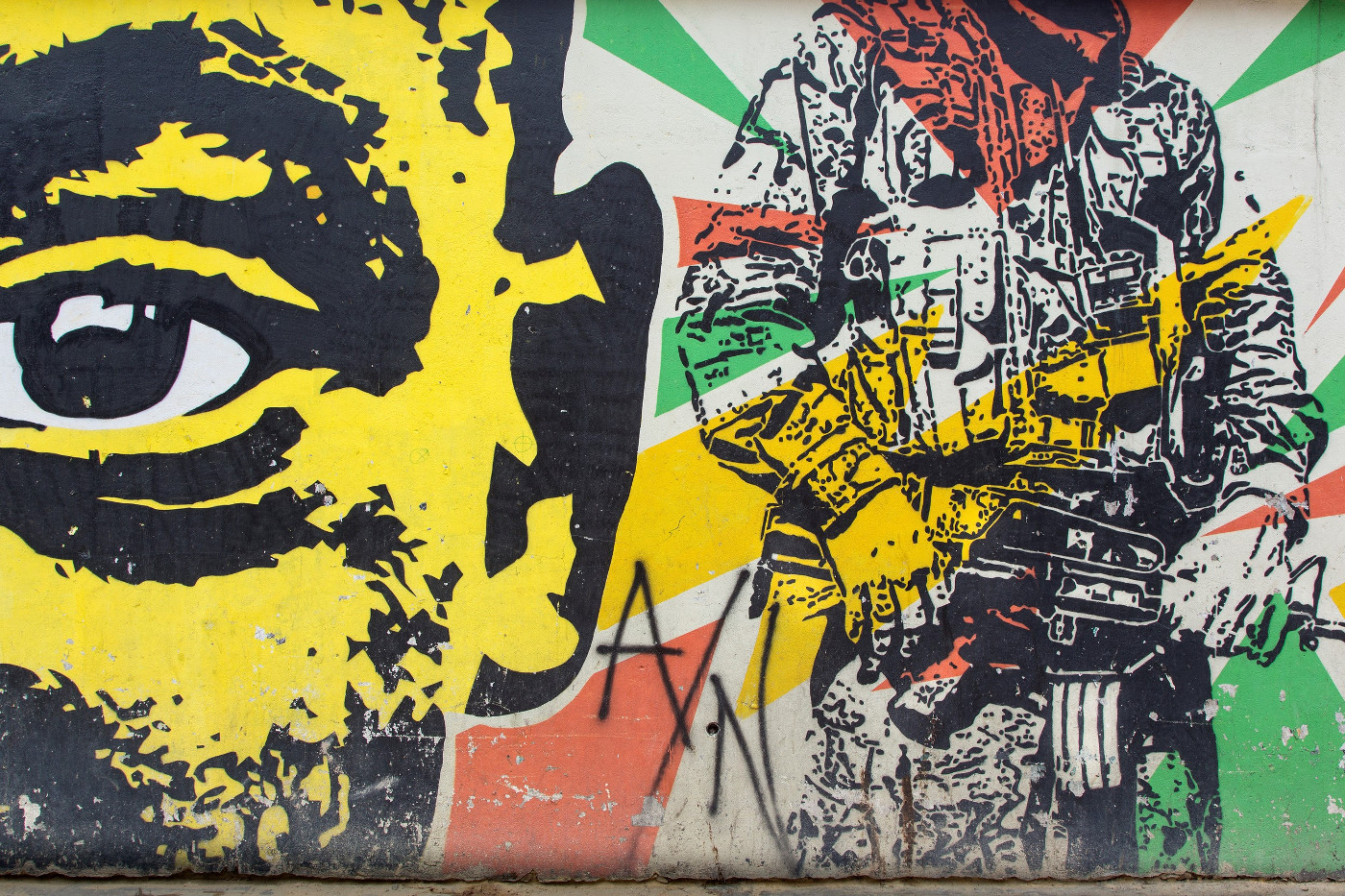 Graffiti gegen Gewalt in Kolumbiens Hauptstadt Bogotá. Foto (Symbolbild): Adveniat/Jürgen Escher