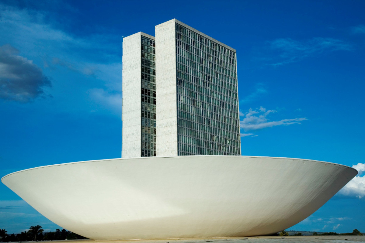 Parlamentsgebäude in Brasiliens Hauptstadt Brasilia. Foto: Adveniat/Jürgen Escher