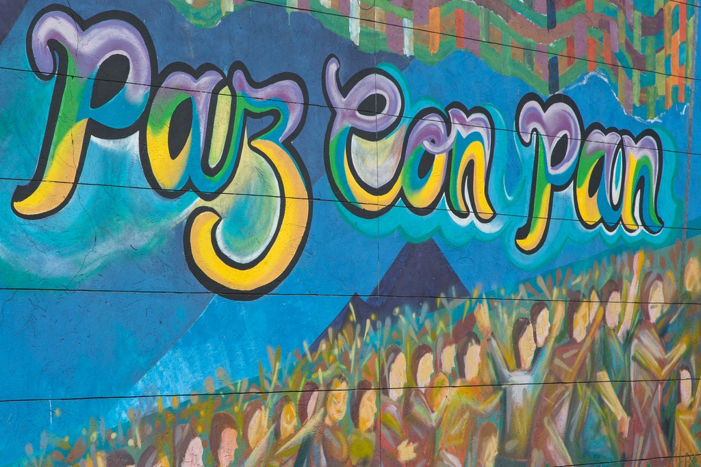 Lateinamerika Kolumbien Bogotá Graffiti Frieden